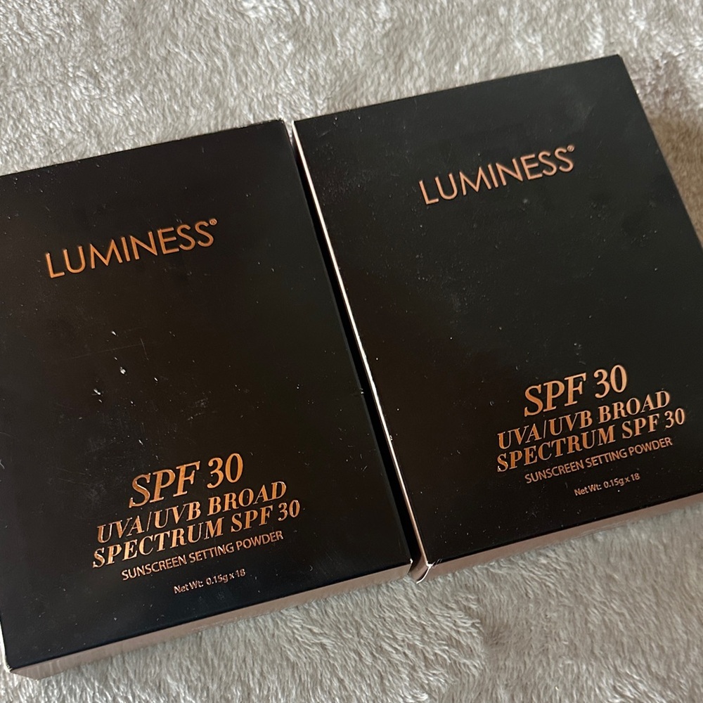 2 brand new boxes Luminess SPF 30 UVA/UVB Setting Powder